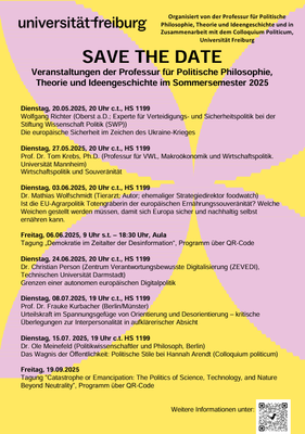 Veranstaltungen SoSe25