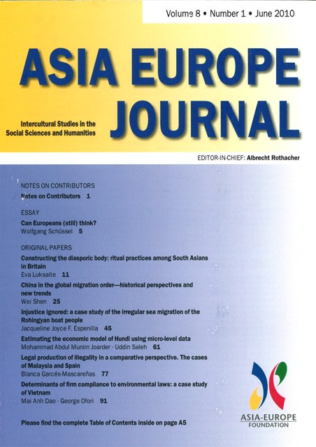 asia europe journal